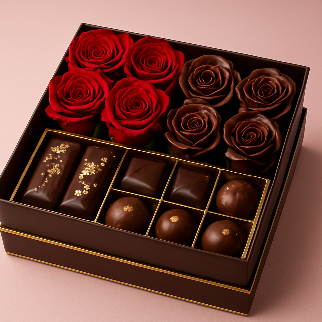 Chocolate Rose Luxury Hamper view 2